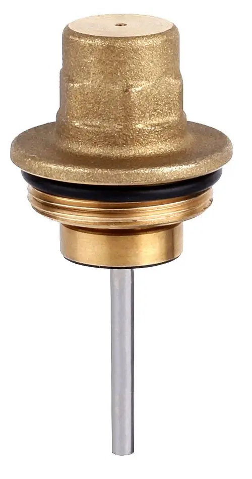 Kolbenführung aus Metall mit einem Zylinder und einer Dichtung, geeignet für verschiedene Anwendungen. Produkt von Resideo, präsentiert in klarer Form.