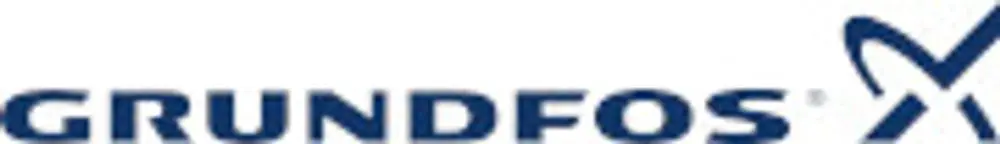 Horizontale Pumpe von Grundfos mit standardisierten Anschlussmöglichkeiten, geeignet für verschiedene Anwendungen in der Wasserförderung.