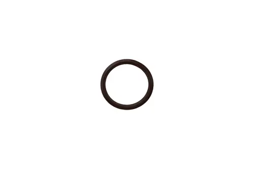 Brötje Dichtung in Form eines schmalen Rings, dunkelbraun, auf weißem Hintergrund, entworfen für die Abgasmündung eines Flex-Systems.