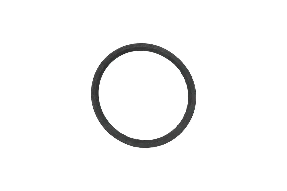 Schwarzer O-Ring von Brötje, rund und geschlossen, geeignet für Abdichtungsanwendungen, präsentiert auf weißem Hintergrund.