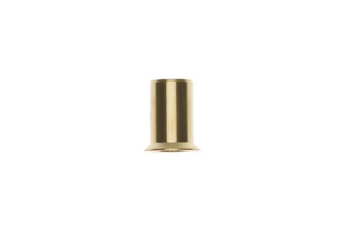 Brötje Gasdüse in zylindrischer Form mit schmalem Körper und breiterem Fuß. Das Produkt zeigt eine metallische Oberfläche ohne weitere Details.