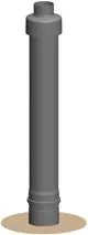 AT-Flachdach-Abgasdurchgang-Oberteil-Bitumen-DN110-160-703566