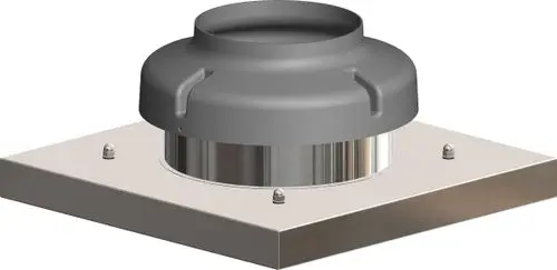 Abdeckplatte mit runder Kopfverkleidung aus Metall, geeignet für bestimmte Schachtgrößen. Produkt der Marke ATEC, zur sicheren Abdeckung von Öffnungen.