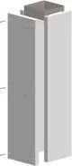AT-L90-Schacht-1195mm-230x230-310x310-einseitig-offen-m-Steckverbinder-256419