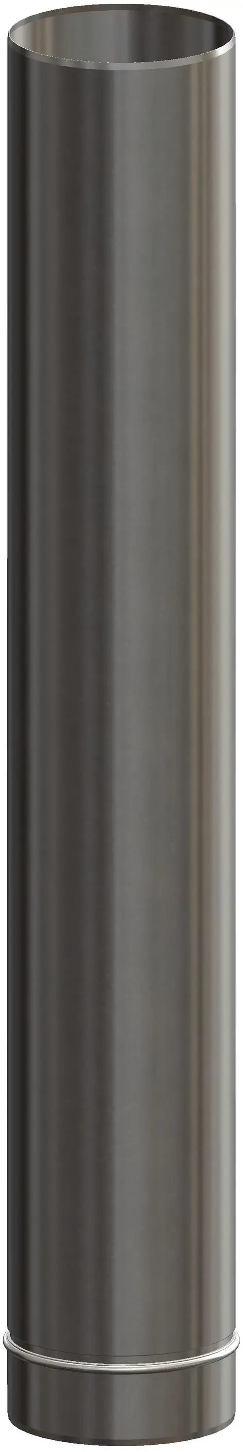 Edelstahlrohr in zylindrischer Form, mit glatter Oberfläche und einer Verbindungsstelle am unteren Ende, hergestellt von ATEC.