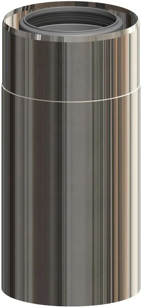 Edelstahlrohr in zylindrischer Form, passend für industrielle Anwendungen, mit klaren Linien und grauer Oberfläche, angeboten von ATEC.