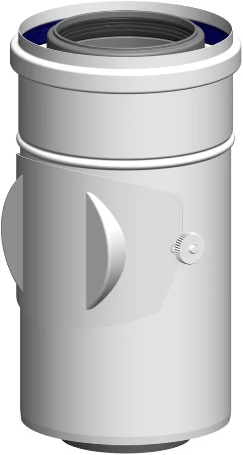 Weißes Kontrollrohr mit konzentrischer Form und Seitenschalter, hergestellt von ATEC. Das Design zeigt eine einfache, funktionale Struktur ohne erkennbare Maße.