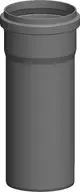 ATEC-Rohr-500mm-DN-125-kuerzbar-einwandig-4318