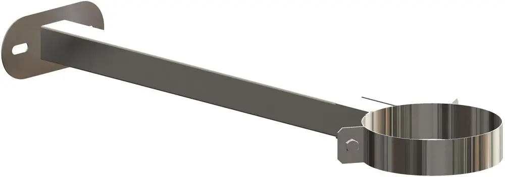 Wandabstandhalter aus Edelstahl mit einer Halterung und einem runden Aufsatz. Geeignet für Anwendungen von ATEC.