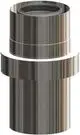 ATEC-Zuluftrohr-DN-80-125-L255mm-Edelstahl-blank-701756