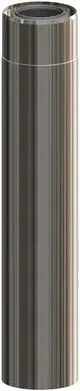 ATEC-Rohrelement-DN-60-100-L440mm-Edelstahl-blank-kuerzbar-700718