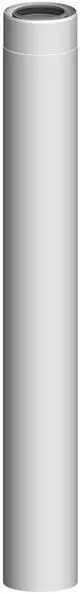 ATEC-Rohrelement-DN80-125-L940mm-Edelstahl-weiss-beschichtet-kuerzbar-711719