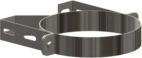 Wandabstandhalter aus Metall mit einer runden Halterung und seitlichen Befestigungsteilen, Hersteller ATEC.
