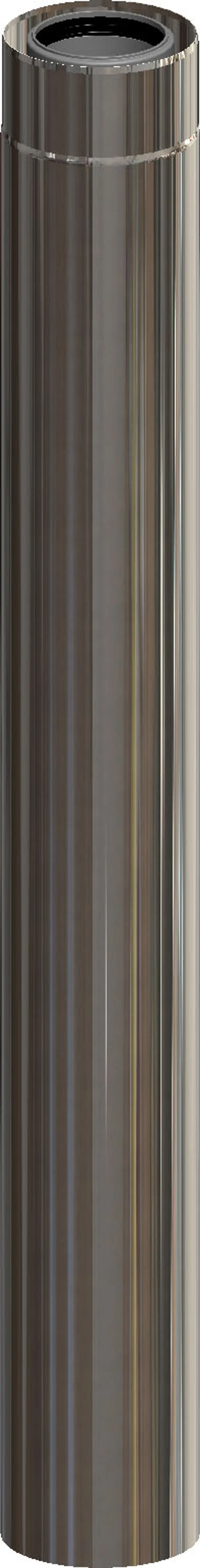 Edelstahlrohr mit glatter Oberfläche, zylindrisch und in vertikaler Anordnung. Das Produkt gehört zur ATEC-Reihe und hat eine reflektierende Beschaffenheit.