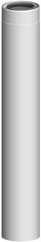 ATEC-Rohrelement-940mm-DN110-160-Edelstahl-w-Edelstahl-weiss-713719