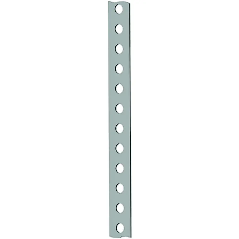 Aluminium-Lochband mit mehreren Löchern zur Befestigung, hergestellt von SL Rack. Das Produkt hat eine durchgehende, gerade Form und dient zur Montage.