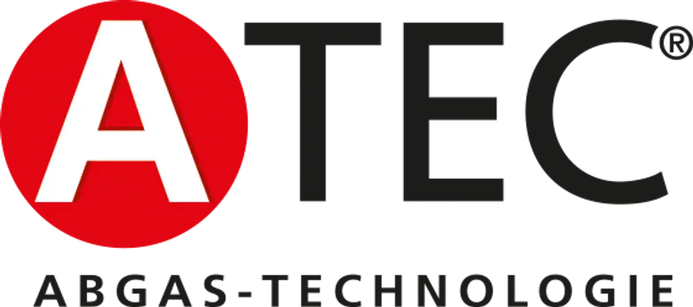 Verbundsystem für raumluftunabhängige Abgasführung mit ATEC-Logo, geeignet für Steigleitung DN60, in übersichtlicher Anordnung dargestellt.