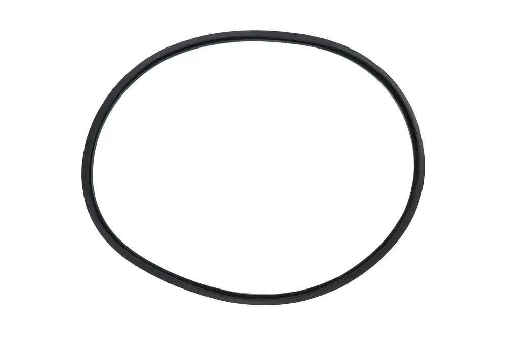 Schwarzer, ovaler Dichtungsring von Brötje, geeignet für die Brennerplatte in Heizsystemen.