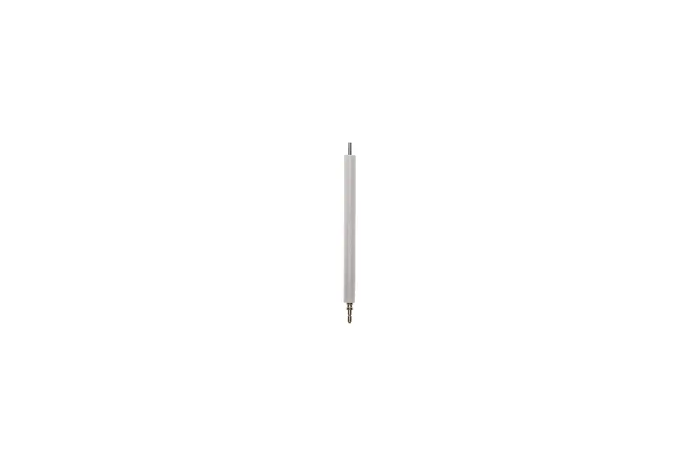 Brötje Elektrode in schlanker, runder Form mit einem Metallanschluss und einem oberen Ende. Das Produkt ist in hellen Farben gehalten und hat eine glatte Oberfläche.