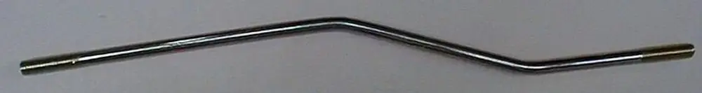 Gestänge von Brötje, geformt mit zwei Enden, die eine abgewinkelte Struktur aufweisen. Das Material scheint metallisch mit einer glatten Oberfläche zu sein.