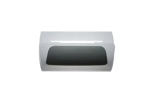 Brötje-Produkt mit einem großen, dunklen Sichtfenster und einer beleuchteten Öffnung; in einem schlichten, weißen Design gehalten.