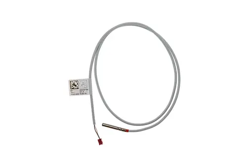 Temperatursensor von Brötje mit einem dünnen Kabel, das in einen schmalen, zylindrischen Fühler übergeht. An einem Ende befindet sich ein Steckverbinder.