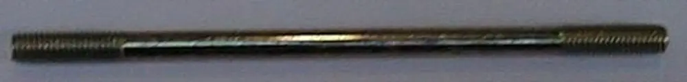 Brötje Gestänge, zylindrisches, längliches Metallteil mit Gewinde an beiden Enden, auf einem neutralen Hintergrund.