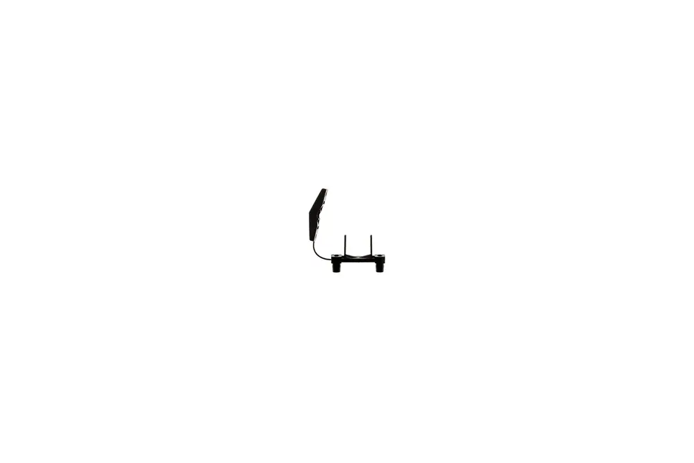 Brötje Zugentlastung Kabel, in schwarz, mit einer Halterung und einem Antennenelement. Eignet sich zur Sicherstellung der Kabelführung in technischen Anwendungen.