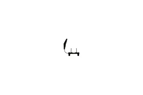 Brötje Zugentlastung Kabel, in schwarz, mit einer Halterung und einem Antennenelement. Eignet sich zur Sicherstellung der Kabelführung in technischen Anwendungen.
