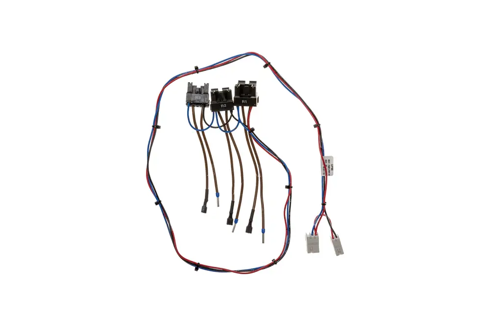 Steuerleitung von Brötje mit mehreren Anschlussklemmen und Leitungen, die zur elektrischen Heizungssteuerung verwendet wird.