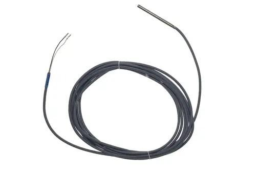 Temperaturfühler von Brötje mit einem langen Kabel und einem Metallfühler an einem Ende, geeignet zur Messung von Temperaturen in verschiedenen Anwendungen.