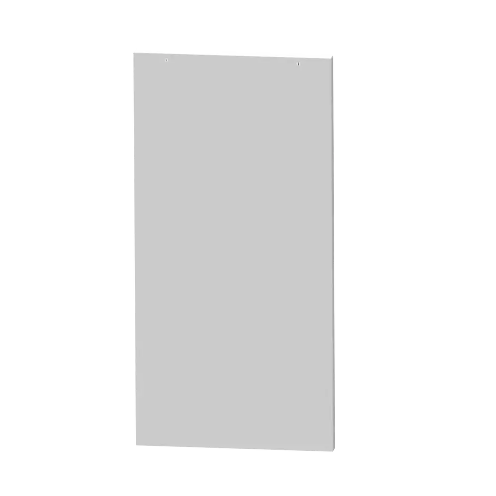 Vorderwand in neutraler Farbe, geeignet für die Installation im Heizungsbereich, hergestellt von Brötje. Design ohne sichtbare Beschriftungen oder zusätzliche Elemente.
