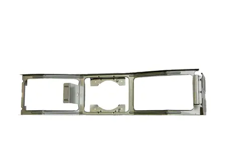 Halter aus Metall für einen Gebläsemotor, verwendet in Heizsystemen, mit der Marke Brötje. Der Halter hat zwei Aussparungen für die Montage.