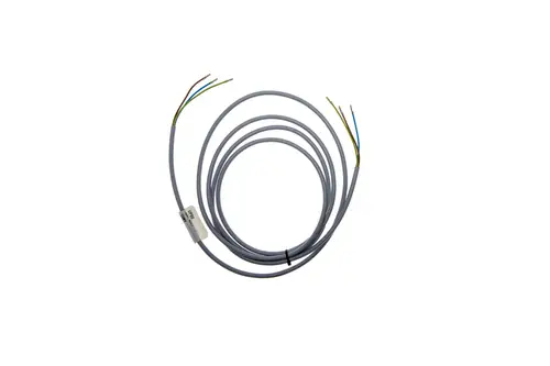 Graues Kabel mit mehreren Adern, vermutlich für elektrische Verbindungen, beschriftet mit „Brötje“. Adern in verschiedenen Farben, die für unterschiedliche Funktionen stehen.
