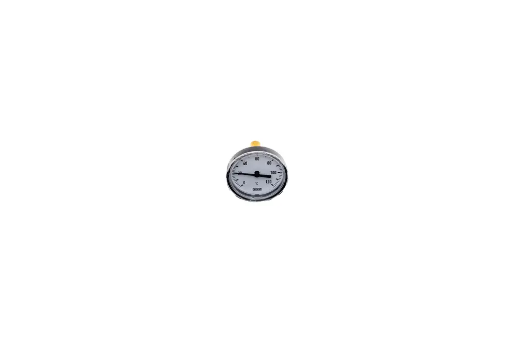 Brötje Thermometer mit einer klaren Skala zur Temperaturmessung, ausgestattet mit einer Tauchhülse für den Einsatz in verschiedenen Anwendungen.