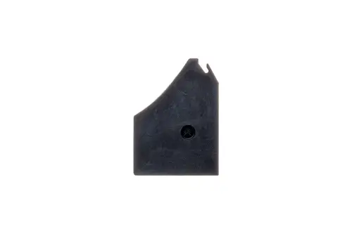 Gummistopfen in schwarzer Farbe, mit spezifischer Form und zentralem Loch, geeignet für die Verwendung in Brötje-Produkten.