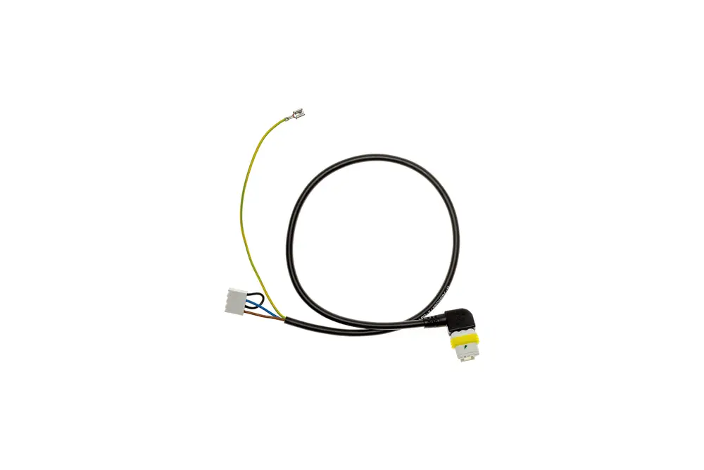 Kabel mitanschließendem Stecker und Verbindung für eine Pumpe, typischerweise verwendet in Brötje Heizungsanlagen.