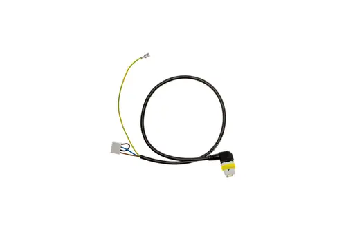 Kabel mitanschließendem Stecker und Verbindung für eine Pumpe, typischerweise verwendet in Brötje Heizungsanlagen.