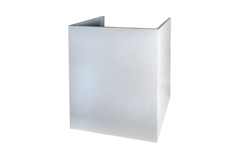 Brötje-Verkleidungsmatte in quadratischer Form, aus glattem Material, mit offenen Kanten, vor hellem Hintergrund abgebildet.