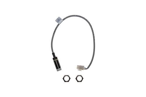 Brennklappensensor von Brötje mit Kabel und Steckverbindung, inklusive zwei Befestigungsmuttern.