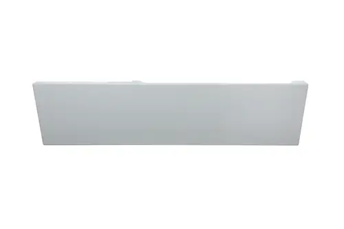 Weißes, rechteckiges Bauteil von Brötje, möglicherweise eine Seitenwand oder Abdeckung, flach und ohne sichtbare Details.