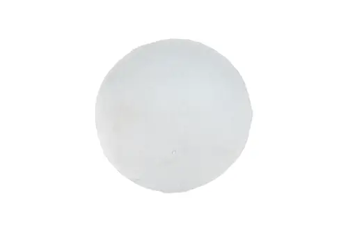 Runde, flache Isolierplatte aus Schaumstoff, geeignet für die Verwendung mit Brötje-Produkten, helles Material mit glatter Oberfläche.