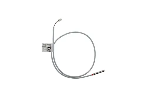 Flüssigkeitsfühler von Brötje mit Kabel und Stecker, ausgestattet mit einem sensorgestützten Anschluss. Der Fühler hat eine metallische Spitze und ist für Temperaturmessungen geeignet.