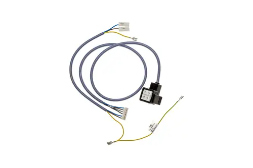 Brötje Kabelbaum mit mehreren Kabeln und Steckverbindungen, bestehend aus unterschiedlichen Drähten und einem schwarzen Stecker.