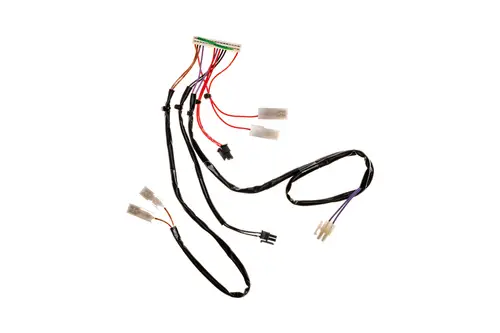 Brötje Kabelbaum mit mehreren Anschlussdrähten und Steckverbindern, geeignet für den Anschluss von Sensoren oder anderen elektrischen Komponenten.