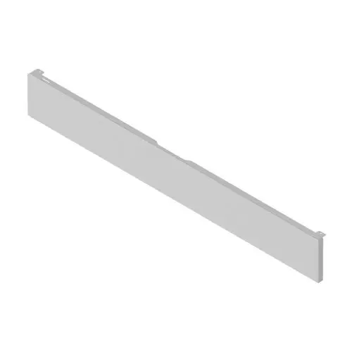 Rechte Seitenplatte von Brötje, schlichtes Design, geeignet als Zubehörteil zur Gestaltung von Heizsystemen oder ähnlichem.