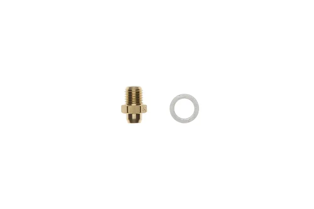 Brass fitting von Brötje mit einer Dichtung. Geeignet für verschiedene Anwendungen im Bereich der Heizungs- oder Rohrsysteme.