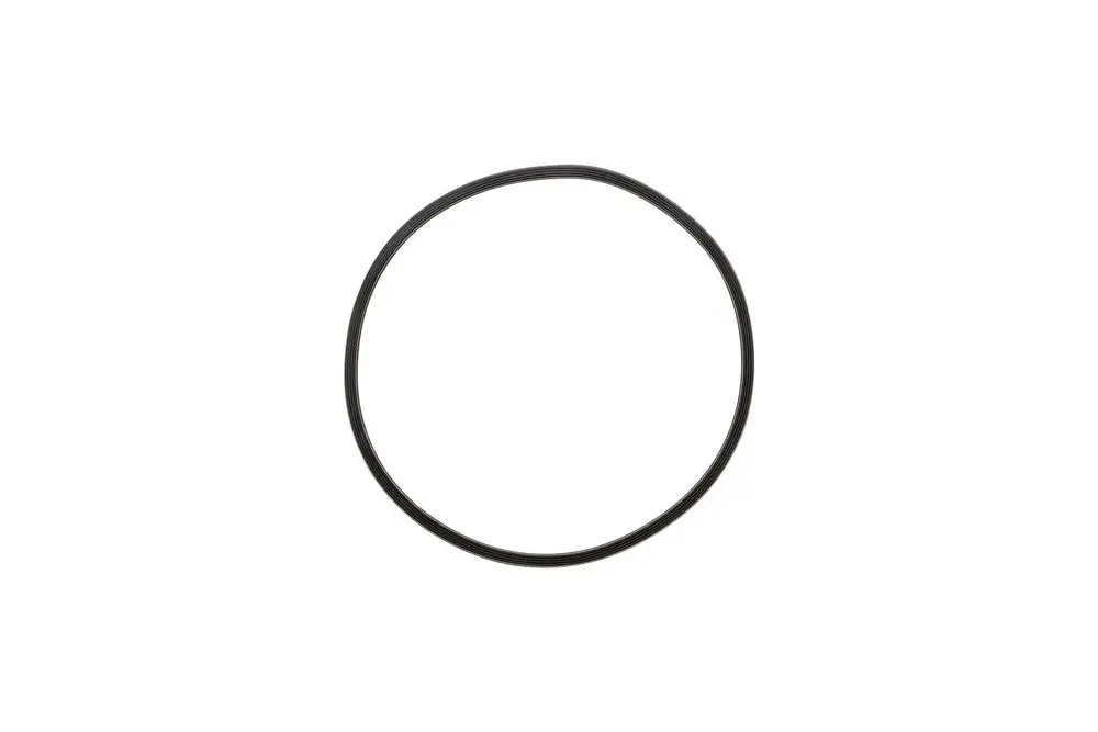 Schwarze, ringförmige Dichtung von Brötje für Brenneranwendungen, mit gleichmäßiger Oberfläche und flexiblem Material.