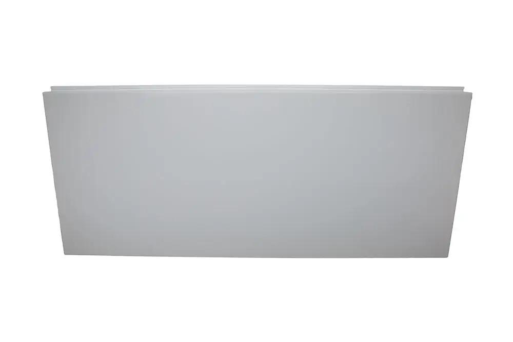 Weiße Verkleidungselemente von Brötje, rechteckige Form ohne sichtbare Montage, glatt und in neutralem Design, geeignet für Heizungen oder technische Installationen.