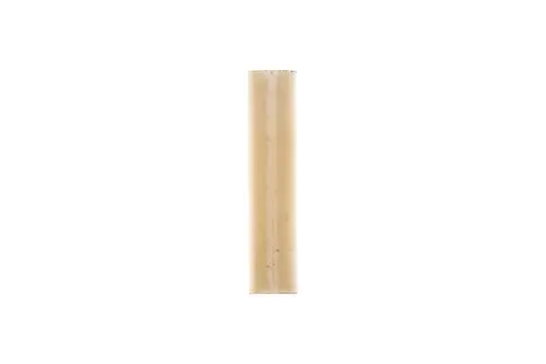 Brötje Eckverbinder in zylindrischer Form, lichtfarben mit glatter Oberfläche, für eine Verbindung in Heizungsanlagen oder Rohrleitungen.